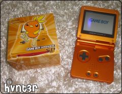 Game Boy Advance SP Torchic Orange