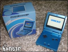 Game Boy Advance SP Ocean Blue Backlight