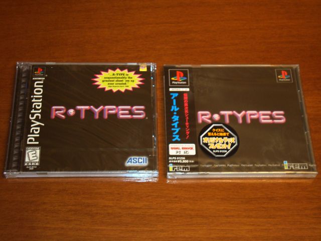 R·Types japanese and american edition brand new sealed Playstation