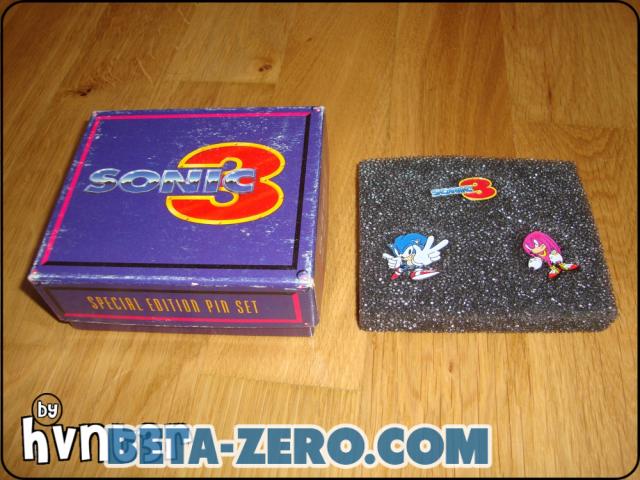 Sonic 3 pinset Limited Edition