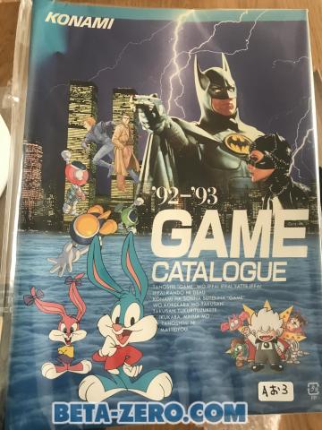 Konami Game Catalogue 92-93